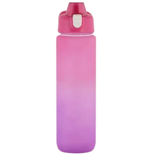 Gradient Water Bottle Purple Pink Front